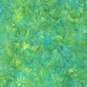 Lemon Grass by Kathy Engle for Chris Hoover of Whirligig for ISLAND BATIK