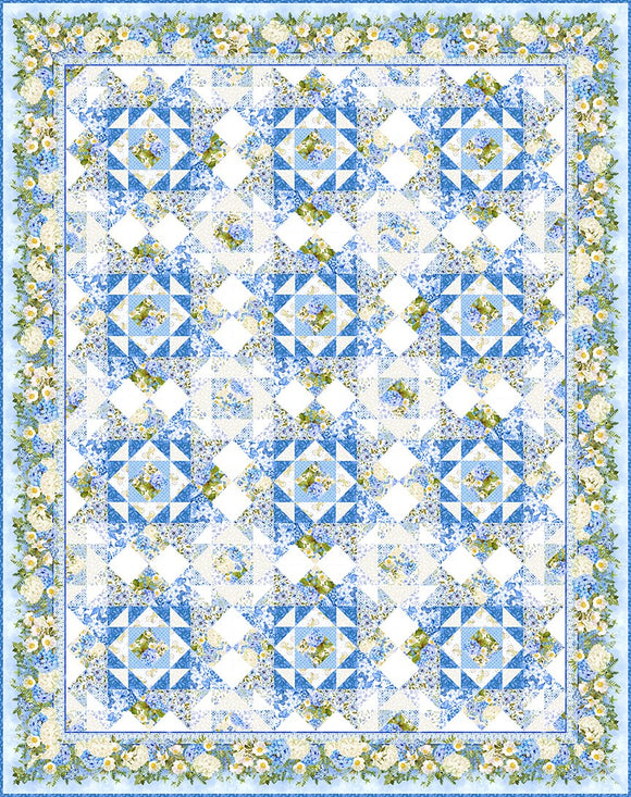 Periwinkle Spring Quilt Pattern PSQPATT