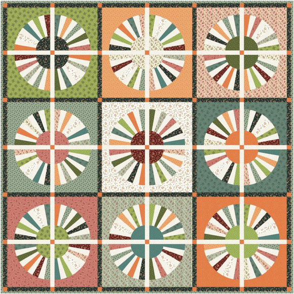 Pieces of Time - Wagon Wheel Quilt Pattern